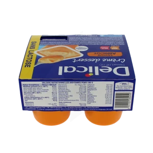 Delical Cr Dess Ss Lact Nutrim Abricot 4/200g