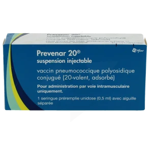 Prevenar 20, Suspension Injectable En Seringue Préremplie