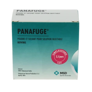 Panafuge Poudre & Solvant Injectable Fl/20ml