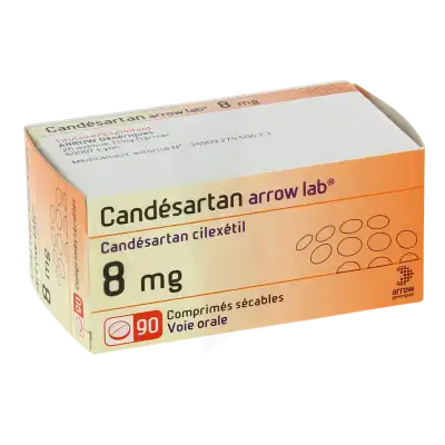 Candesartan Arrow Lab 8 Mg, Comprimé Sécable à VILLERS-LE-LAC
