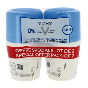 Vichy DÉodorant MinÉral TolÉrance Optimale 2roll-on/50ml