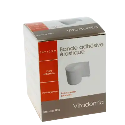 Vitadomia Bande Adhésive élastique 6cmx2,5m à LA ROCHE SUR YON
