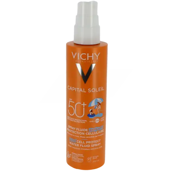 Vichy Capital Soleil Spf50+ Spray Fluide Enfant Fl/200ml