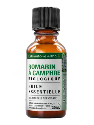 Laboratoire Altho Huile Essentielle Romarin à Camphre Bio 30ml