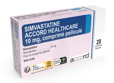 Simvastatine Accord Healthcare 10 Mg, Comprimé Pelliculé à Saint Leu La Forêt