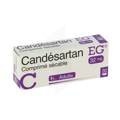 Candesartan Eg 32 Mg, Comprimé Sécable à LIVRON-SUR-DROME