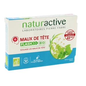 Naturactive Maux De Tete Flash Bio Gél B/14