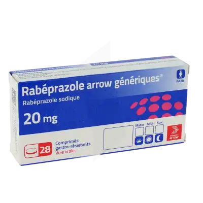 Rabeprazole Arrow Generiques 20 Mg, Comprimé Gastro-résistant à Casteljaloux