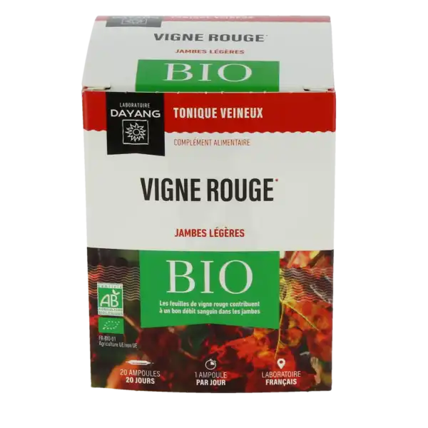 Dayang Vigne Rouge Bio 20 Ampoules