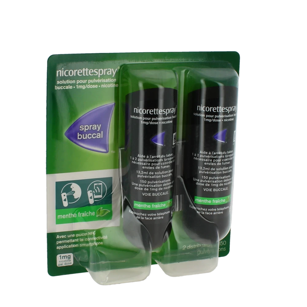 Nicorettespray 1 Mg/dose, Solution Pour Pulvérisation Buccale