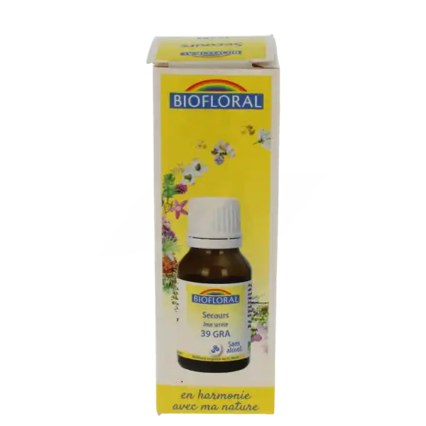 Biofloral Fleurs De Bach Secours Bio Gran T/18g