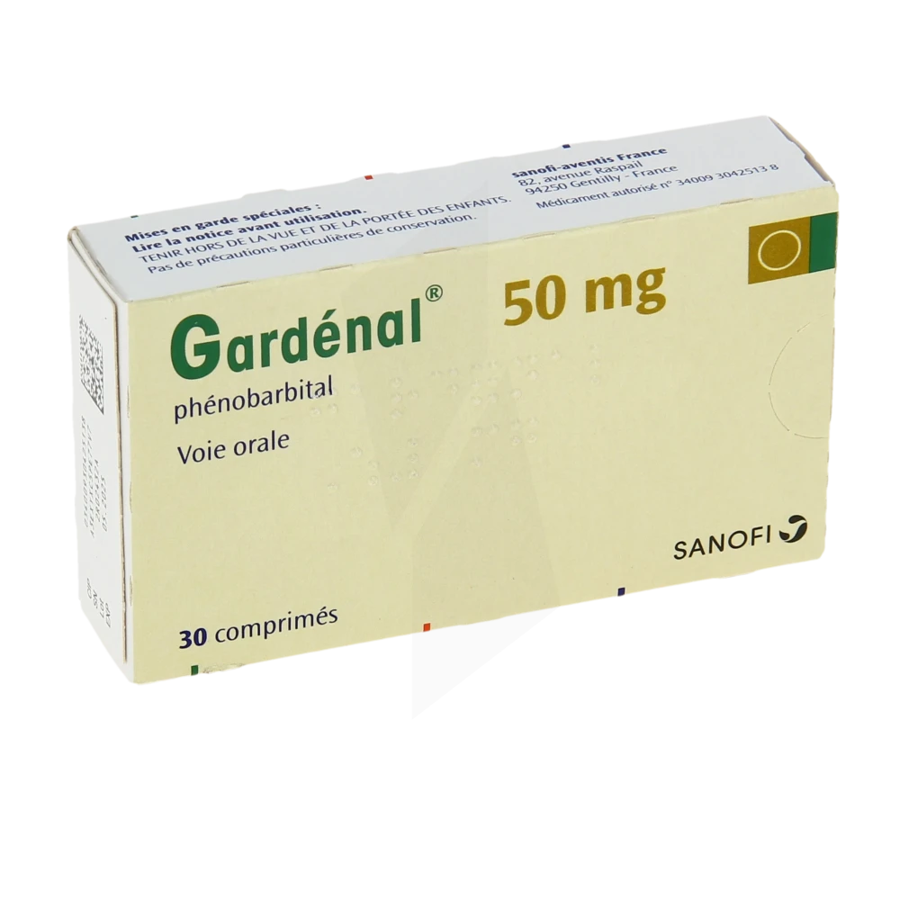 Gardenal 50 Mg, Comprimé