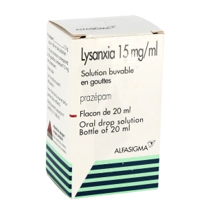 Lysanxia 15 Mg/ml, Solution Buvable En Gouttes