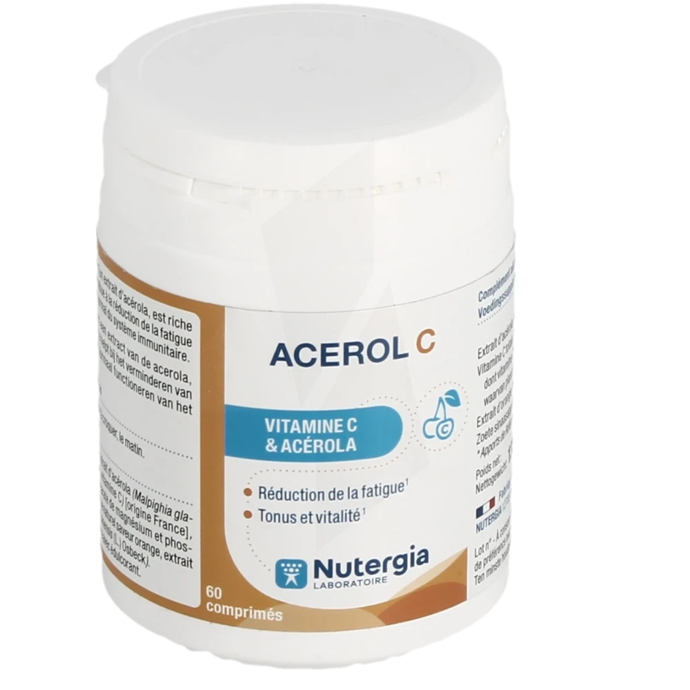 Acerol C Vitamine C Naturelle Comprimés Pot/60