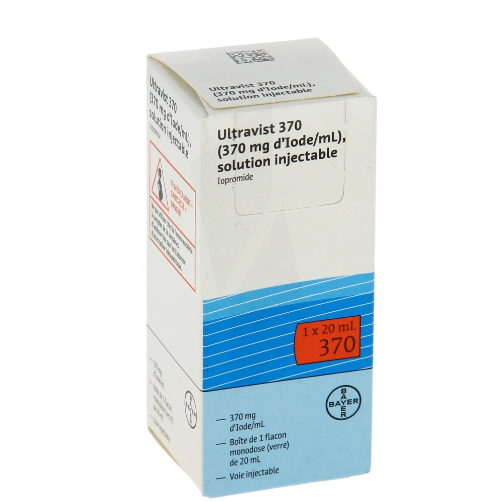 Ultravist 370 (370 Mg D'iode/ml), Solution Injectable
