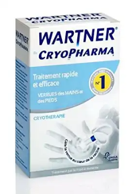 Wartner By Cryopharma Kit Cryothérapie Verrues Mains Pieds Aéros/50ml+pansement à MANOSQUE
