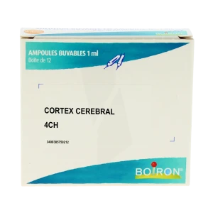 Boiron Cortex Cerebral 4ch Solution Buvable En Ampoules Boîte De 12 Ampoules