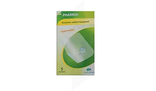 Pharfilm Pansement Adhésif Transparent 6x7cm B/5