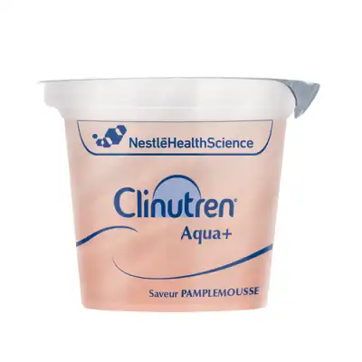 Clinutren Aqua+ Eau Gélifiée Édulcorée Pamplemousse 4 Coupelles/125g à Abbeville