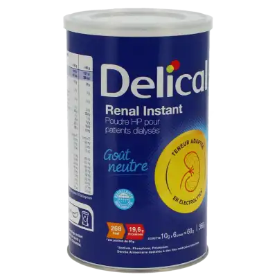 Delical Renal Instant Aliment Diététique Pour Dialysé B/360g Dosette à Cambrai