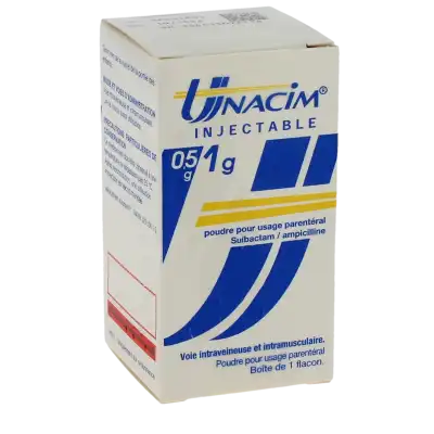 Unacim Injectable 0,5 G/1 G, Poudre Pour Usage Parentéral à LIVRON-SUR-DROME