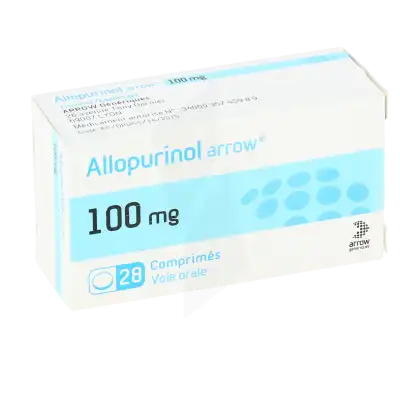 Allopurinol Arrow 100 Mg, Comprimé à Auterive
