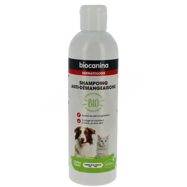 Biocanina Shampooing Anti-démangeaisons Bio Fl/240ml