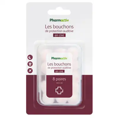 Pharmactiv Bouchon D'oreille Protection B/8 à Fronton