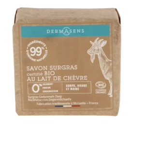 Dermasens Savon Surgras Au Lait De Chèvre Bio 100g