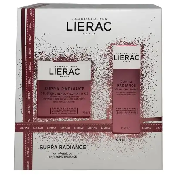 Liérac Supra Radiance Coffret Gel Crème Noël