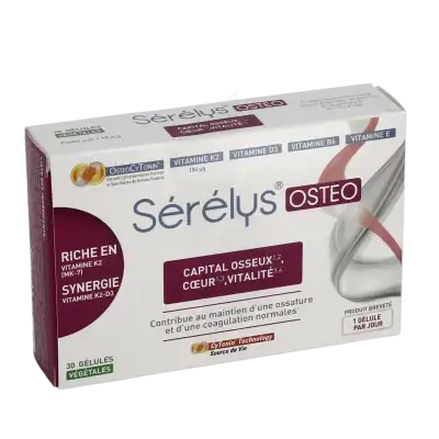 Sérélys Osteo Gélules B/30 à ANDERNOS-LES-BAINS