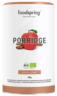 Foodspring Porridge protéiné Pomme - Canelle 420g