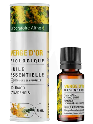 Laboratoire Altho Huile Essentielle Verge D’or Bio 5ml