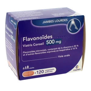 FlavonoÏdes Viatris Conseil 500 Mg Cpr Pell Plq/120