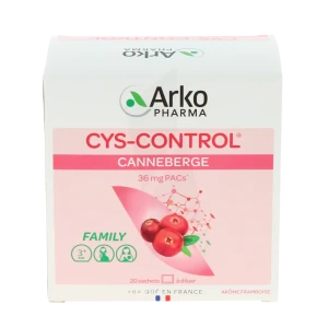 Cys-control 36mg Poudre Orale 20 Sachets/4g