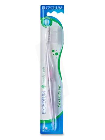 Elgydium Sensitive Brosse à Dents Manche Flexible +7ml Dents Sens