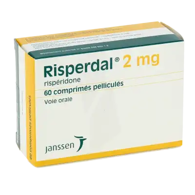 Risperdal 2 Mg, Comprimé Pelliculé à Lherm