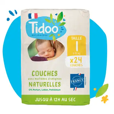 Tidoo Couches Ecologiques T1 2-5kg Sachet/26 à Harly