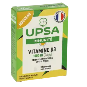 Upsa Vitamine D3 1000 Ui 25mg Comprimés B/30 à SCHOELCHER
