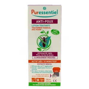 Puressentiel Anti-poux Lotion Traitante Fl/100ml + Peigne