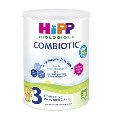Hipp Lait 3 Combiotic® (nouvelle Formule Dha) Bio 800g à La Seyne sur Mer