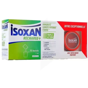 Isoxan Recharge+ Poudre 12 Sachets + Bougie