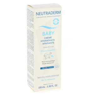 Neutraderm Baby Crème Hydratante Apaisante T/100ml