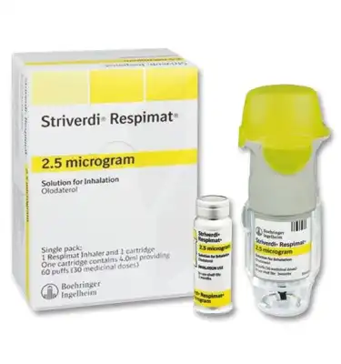 Striverdi Respimat 2,5 Microgrammes/dose, Solution à Inhaler à CUISERY