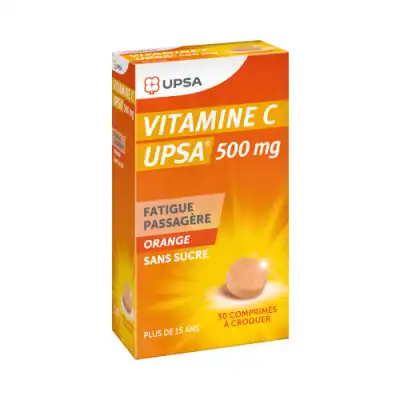 Vitamine C Upsa 500 Mg, Comprimé à Croquer à Paris