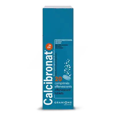 Calcibronat 2 G Comprimés Effervescents T/20 à VANNES