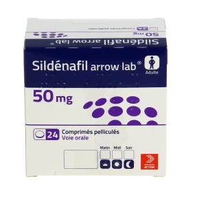 Sildenafil Arrow Lab 50 Mg, Comprimé Pelliculé