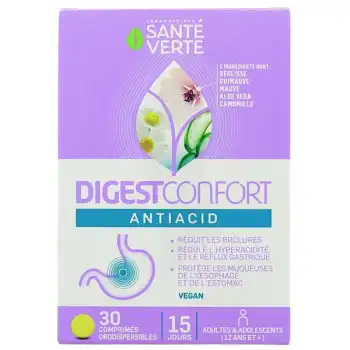 Sante Verte Digest Confort Antiacid 30 Comprimés à MARIGNANE