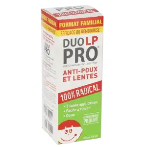 Duo Lp-pro Lotion Radicale Poux Et Lentes 2000ml à Fontaines-Saint-Martin