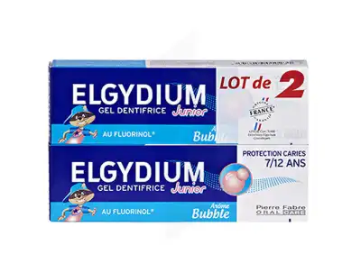 Elgydium Dentifrice Bubble Lot De 2 X 50ml à MONSWILLER